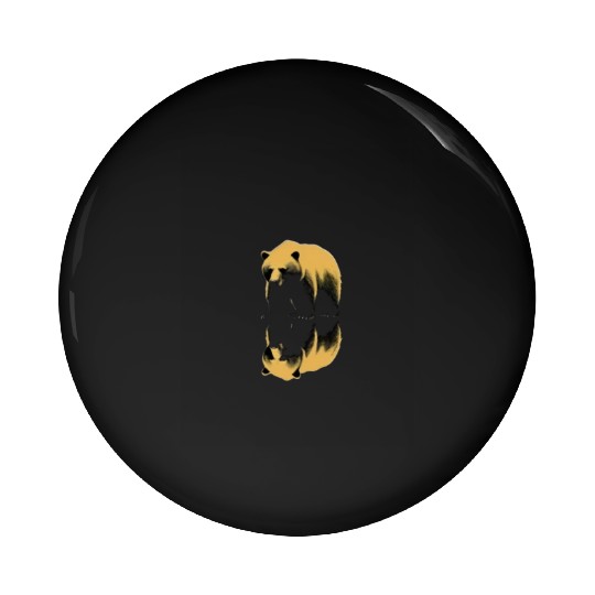 Bear Animal Grizzly Natures Pin Buttons