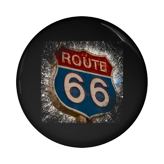 Route 66 Pin Buttons