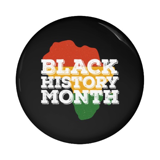 African Black History Month Pin Buttons