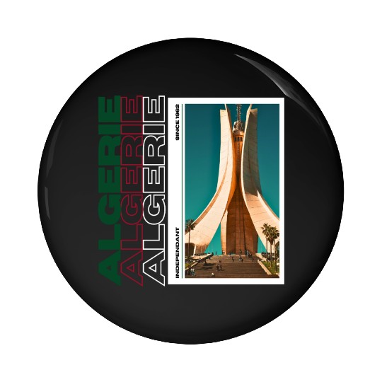 Algeria Independent since 1962 Pin Buttons