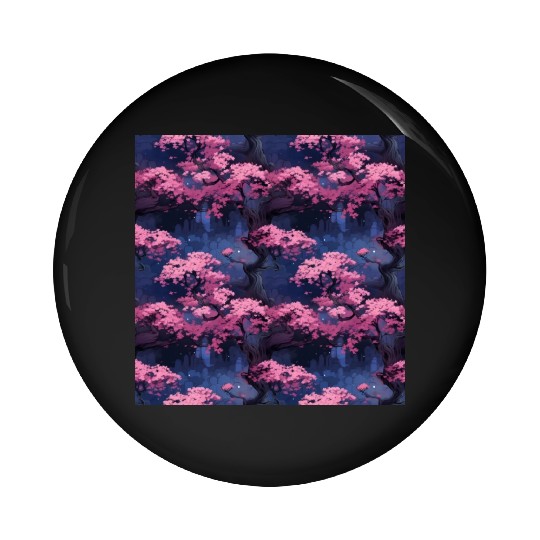 Anime Euphoria: Fantasy Cherry Blossom Dreamscape Pin Buttons