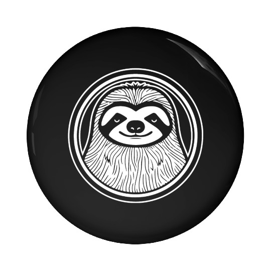 Sloth Pin Buttons