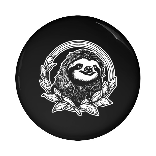 Sloth Pin Buttons