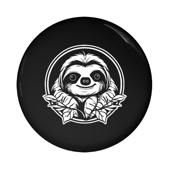 Sloth Pin Buttons