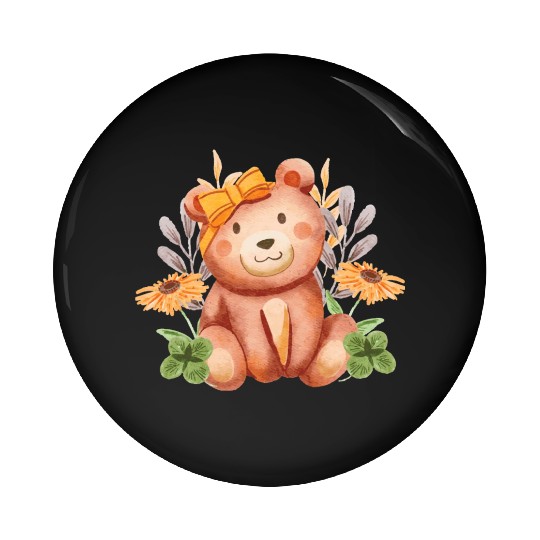 summer pink natures Pin Buttons