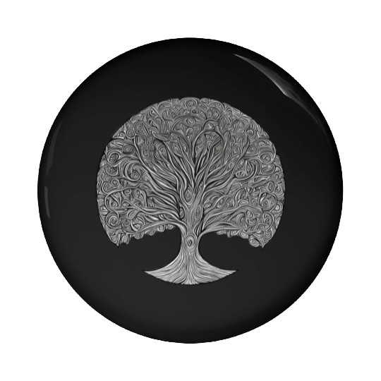 Tree: detailed, relaxing, & positive Pin Buttons