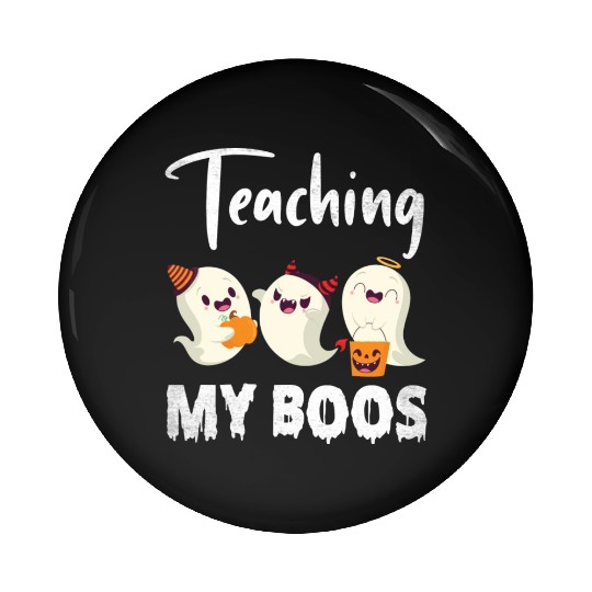 Ghosts Candy Corns Pumpkin Light Halloween Pin Buttons