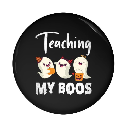 Ghosts Candy Corns Pumpkin Light Halloween Pin Buttons