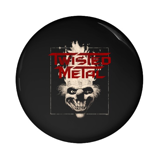 Twisted Metal Sweet Tooth Pin Buttons