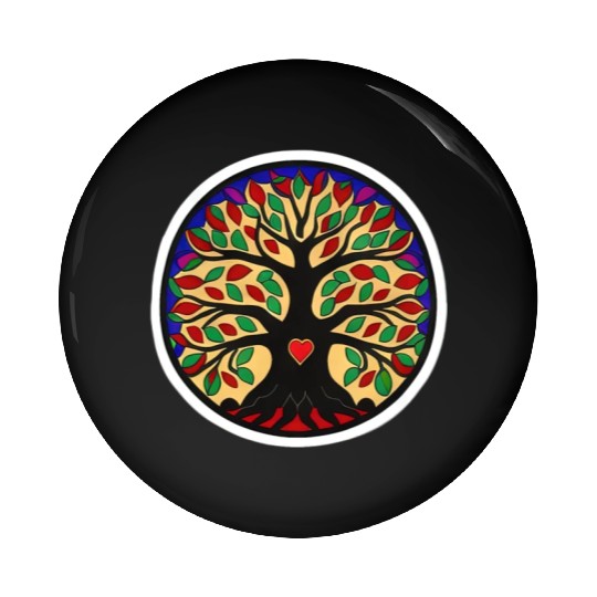 Tree: detailed, relaxing, & positive Pin Buttons