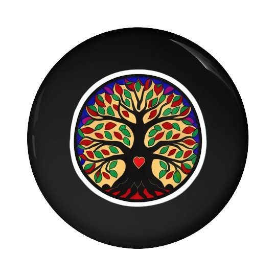 Tree: detailed, relaxing, & positive Pin Buttons