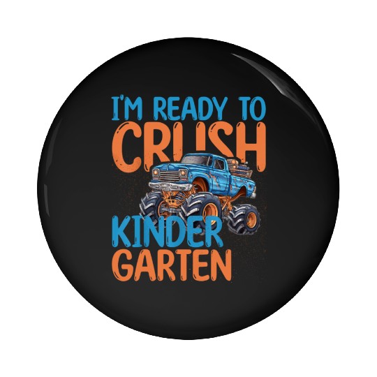 Back to School Boys First Day of Kindergarten Pin Buttons