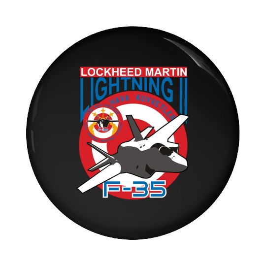 Lockheed Martin F 35 Pin Buttons
