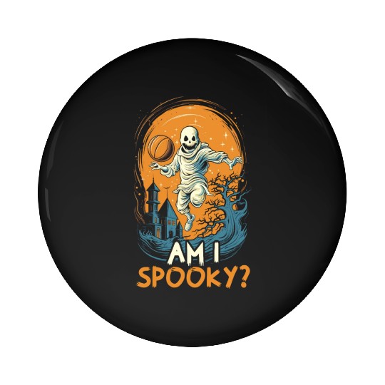 Basketball Halloween Trick Or Treat Spooky Baller Pin Buttons