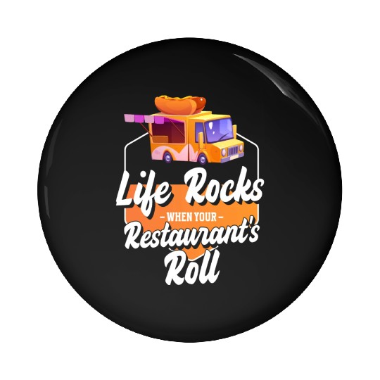 Fast Food Meal Meals On Wheels Grilling Pin Buttons