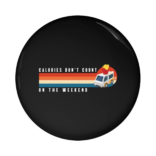 Fast Food Dining Food Truck Vendor Pin Buttons