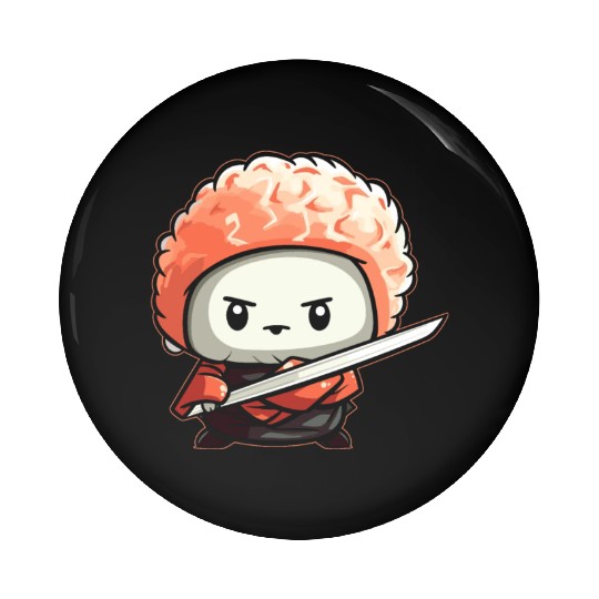 Anime Sushi Lover Nigiri Sashimi Food Manga Otaku Pin Buttons