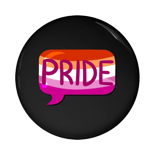 Lgbtq Pride Flag Bubble Lesbian Pin Buttons