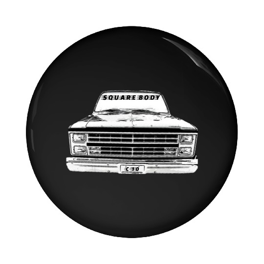 SQUARE BODY Pin Buttons