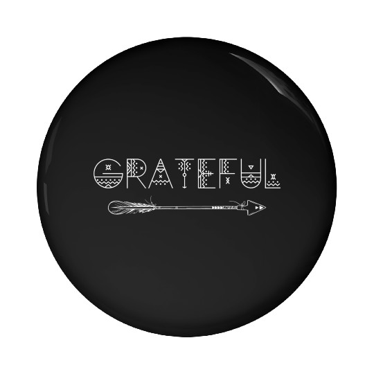 Grateful Tribal Pin Buttons