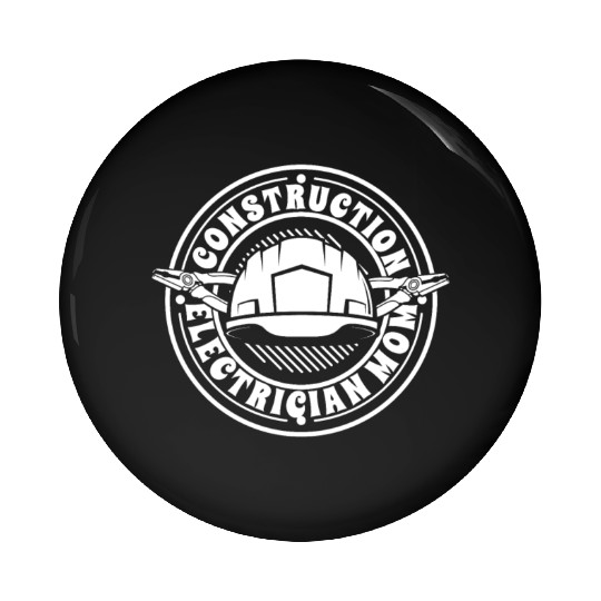 Electrician Construction Electrician Pin Buttons