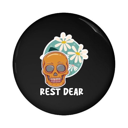 Rest In peace Halloween Day NFT Art Pin Buttons