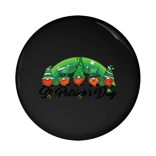 Saint Patrick s Day Horseshoe Clover Shamrock Pin Buttons