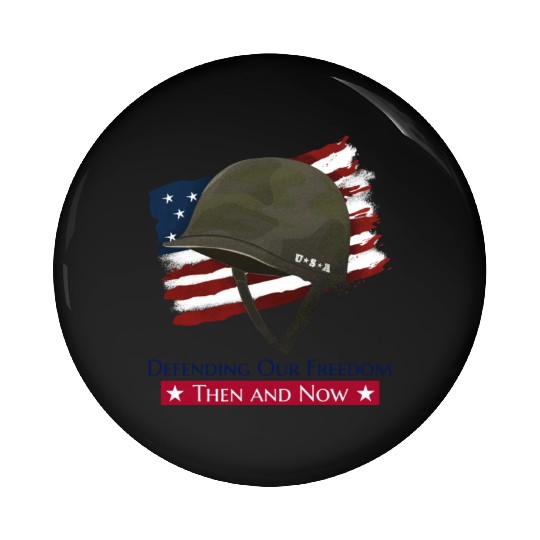 American Veteran | US Veteran | Military Veteran Pin Buttons