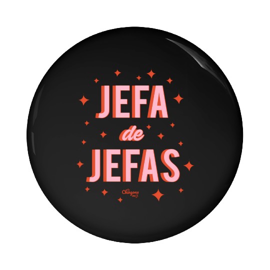 Chingona Inc Jefa De Jefas Blue Small Pin Buttons