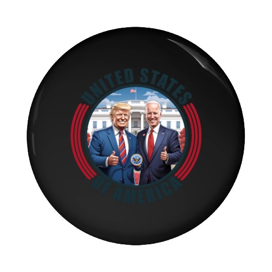 President USA Donald Trump Joe Biden Pin Buttons