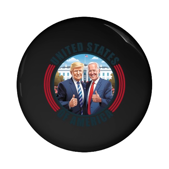 President USA Donald Trump Joe Biden Pin Buttons