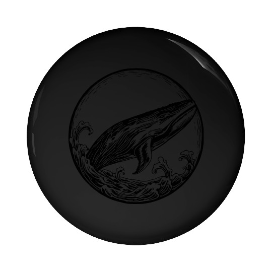 Whale Ocean Marine Pin Buttons