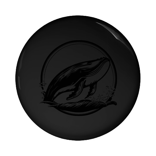 Whale Ocean Marine Pin Buttons