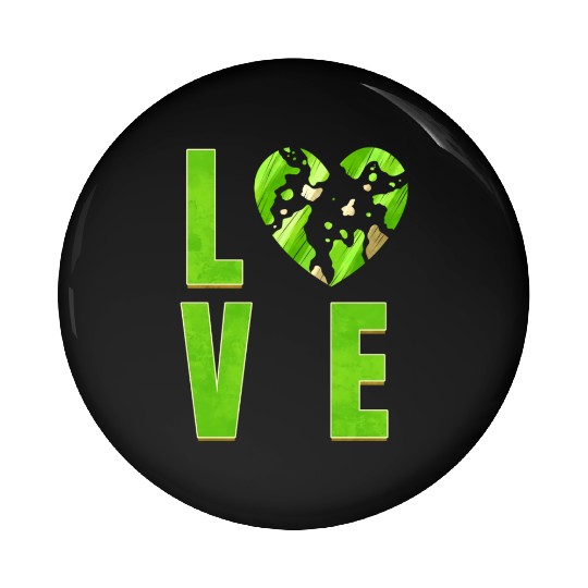 I Love My Planet I Love The Earth Day Pin Buttons