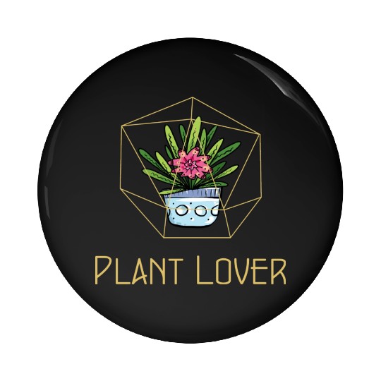 Plant Lover Fancy Houseplant Pin Buttons