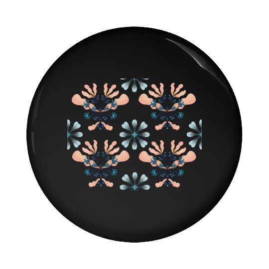 Symmetrical Garden Pin Buttons