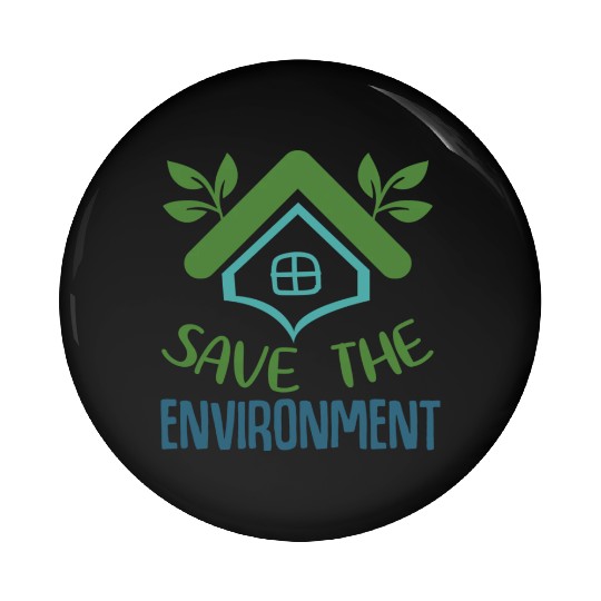 Save The Environment Pin Buttons