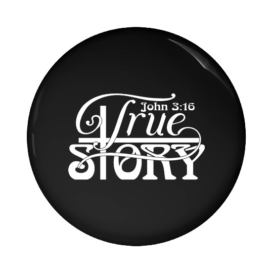 John 3:16 a True Story Love Jesus Christian Pin Buttons