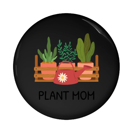 Pot Plant Mom Pin Buttons