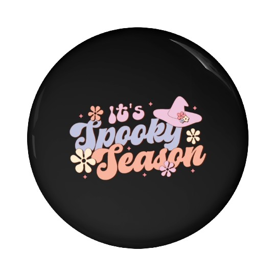 It's Spooky Season, Happy Halloween Day Pin Buttons