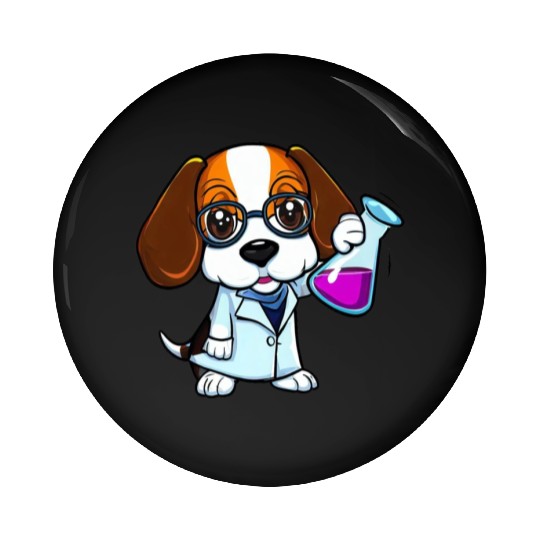 Beagle Puppy - Dexter Pin Buttons