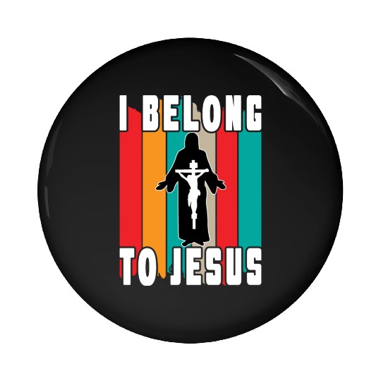 I Belong To Jesus Love Jesus Christian Christmas Pin Buttons