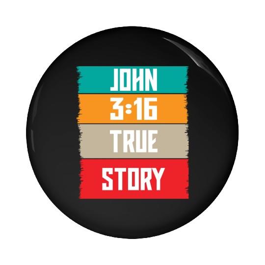 John 3:16 Lve Jesus Christian Christmas Pin Buttons