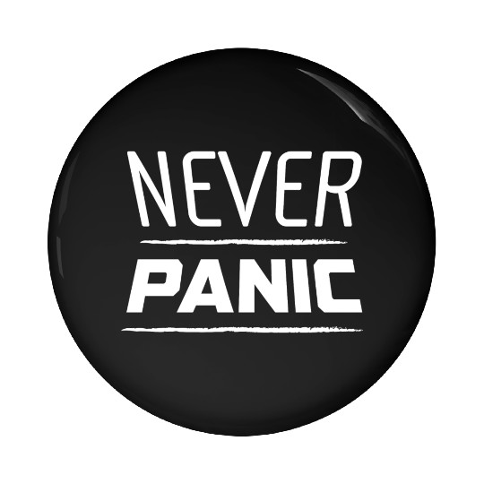 Never Panic Love Jesus Christian Christmas Pin Buttons