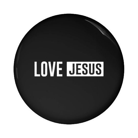 Love Jesus Christian Christmas Pin Buttons