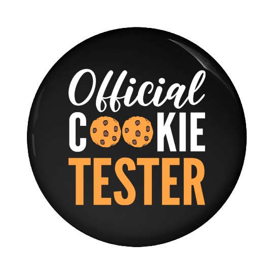 Official Cookie Tester Chef or Baker Gift Pin Buttons