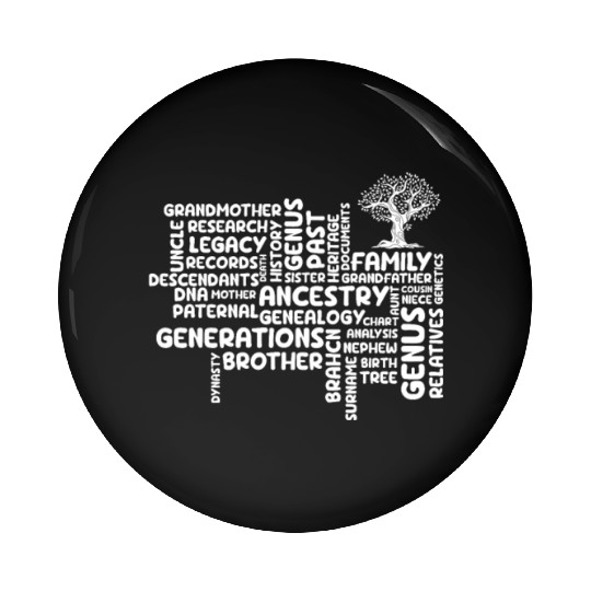 Genealogy Grandmother Ancestry Generation Pin Buttons