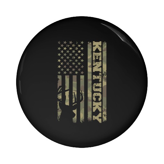 Kentucky Deer Hunter Pin Buttons