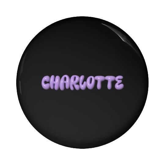 Charlotte: A Royal Name Choice! Pin Buttons
