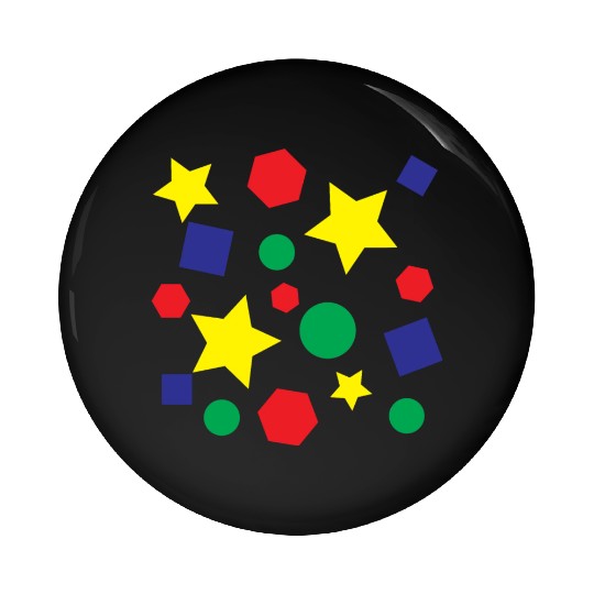 Pin Buttons Includes patterns multi-colored